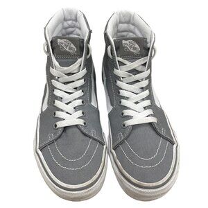 Vans High Top Gray Unisex Size W 6.5 M 5 Canvas Sneakers SKU 1598